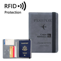 Thumbnail for Copa Airlines Designed Passport Cover Travel Wallet Passport Holder