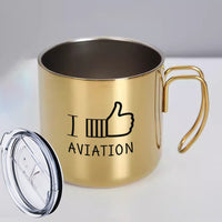 Thumbnail for I Like Aviation Designed Stainless Steel Portable Mugs