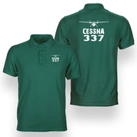 Thumbnail for Cessna 337 & Plane Designed Double Side Polo T-Shirts