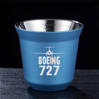 Thumbnail for Boeing 727 & Plane Designed Double Wall Stainless Steel Coffee Mugs