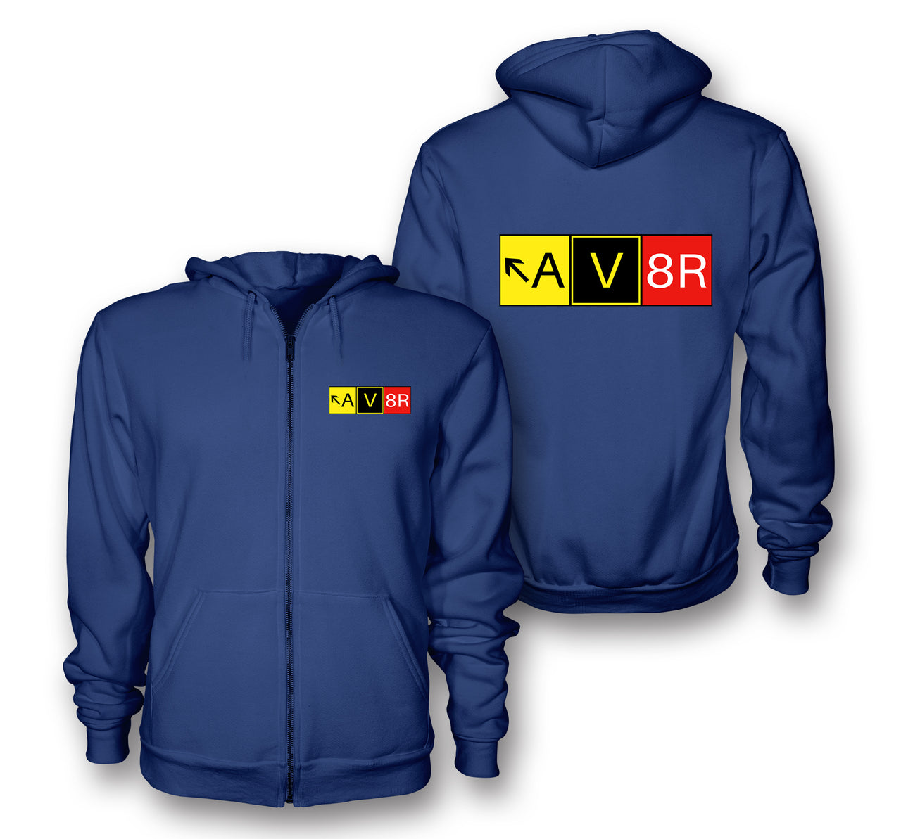 AV8R Designed Zipped Hoodies