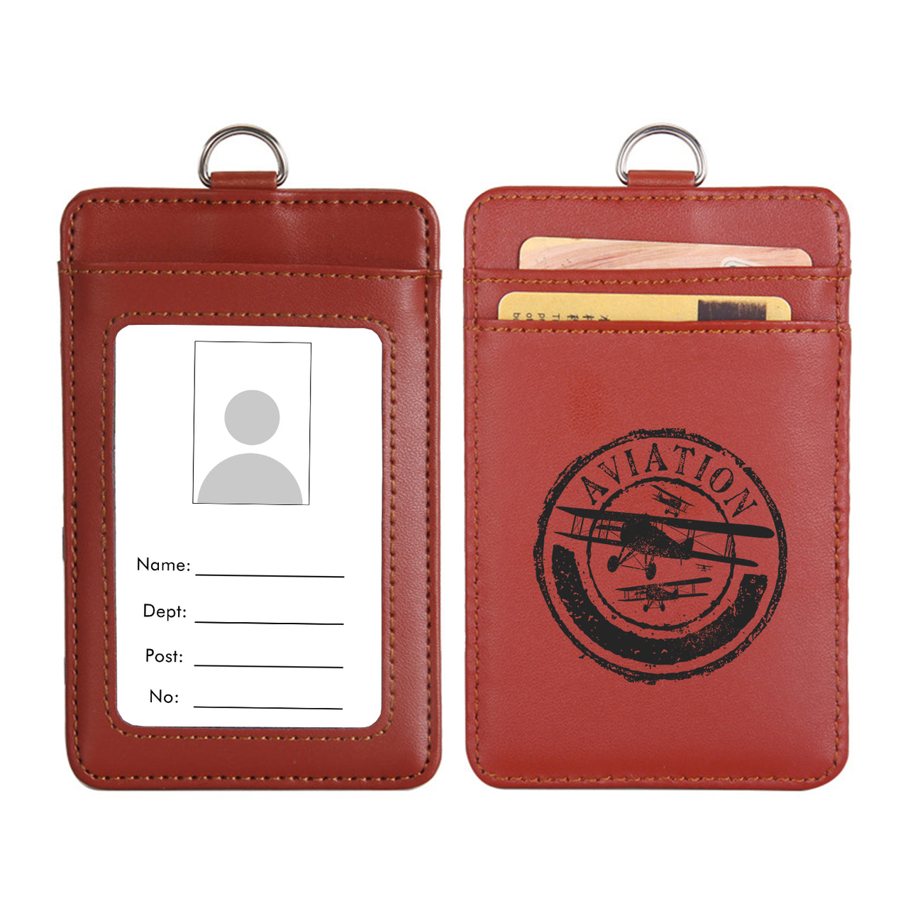 Aviation Lovers Designed ID Card Holder