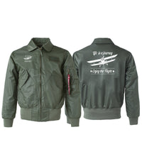 Thumbnail for Life is a journey Enjoy the Flight Designed Embroidered Patch Attachable Jackets