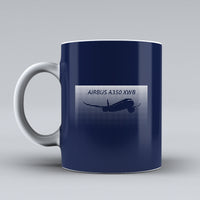 Thumbnail for Airbus A350XWB & Dots Designed Ceramic White Mugs