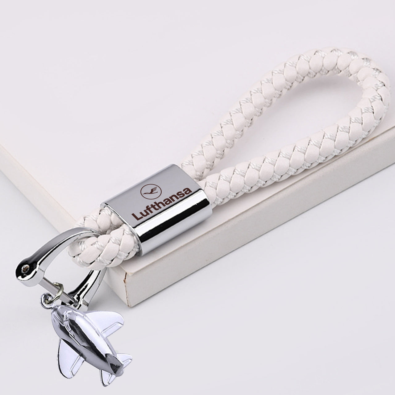 Lufthansa Airlines Designed Leather Car Key Chains