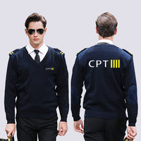 Thumbnail for CPT & 4 Lines Designed Wool Pilot Sweaters