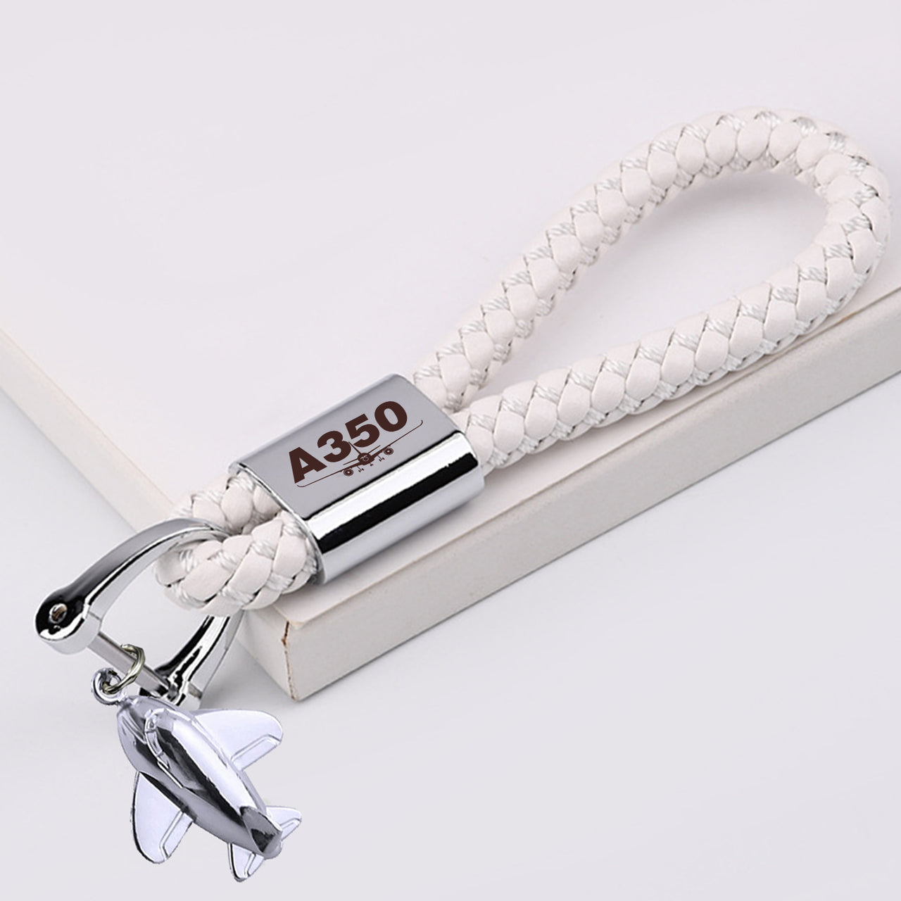 Super Airbus A350 Designed Leather Car Key Chains