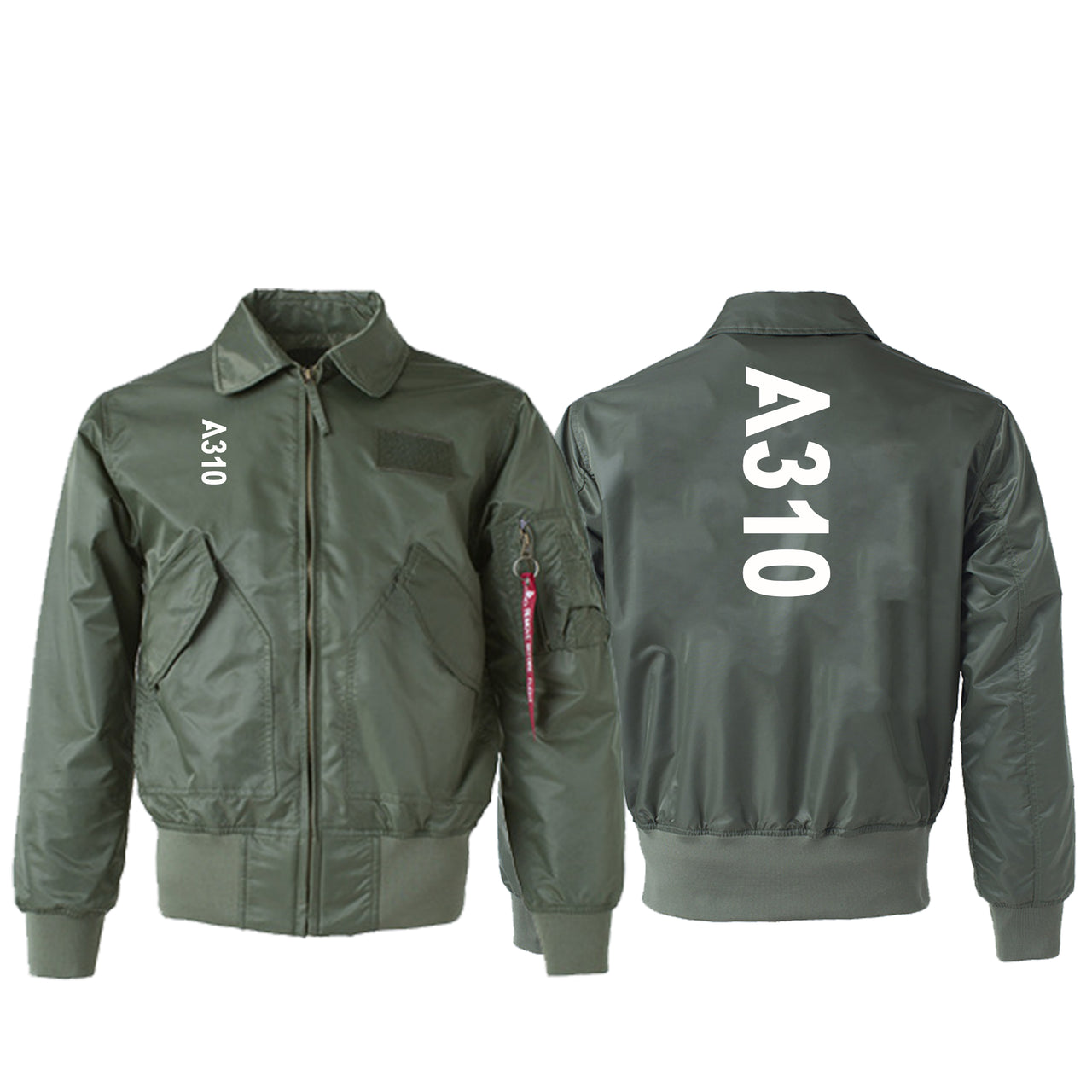 A310 Text Designed Embroidered Patch Attachable Jackets