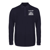 Thumbnail for Flying is Importanter Designed Long Sleeve Polo T-Shirts
