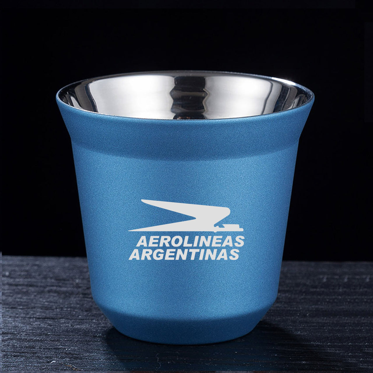 Aerolineas Argentina Double Wall Stainless Steel Coffee Mugs