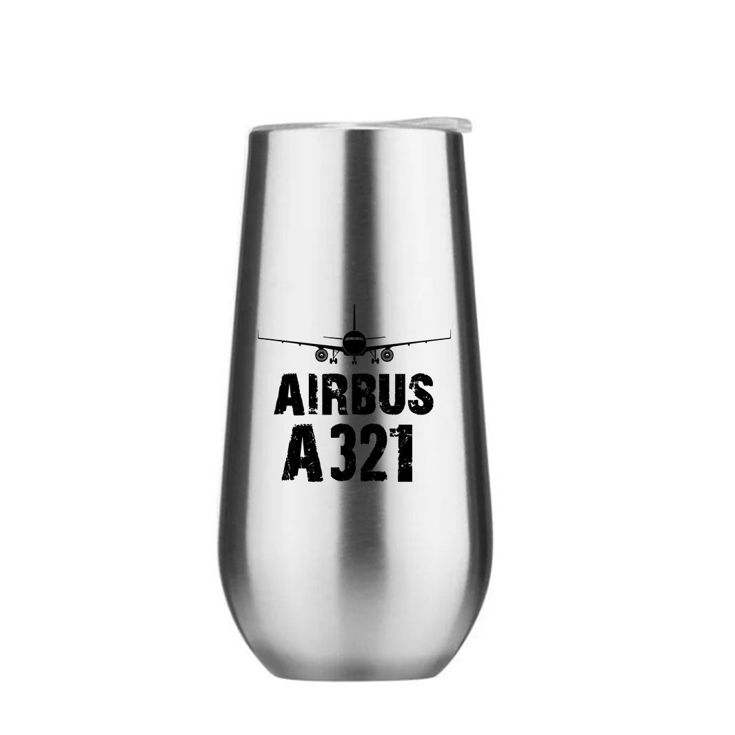 Airbus A321 & Plane Designed 6oz Egg Cups