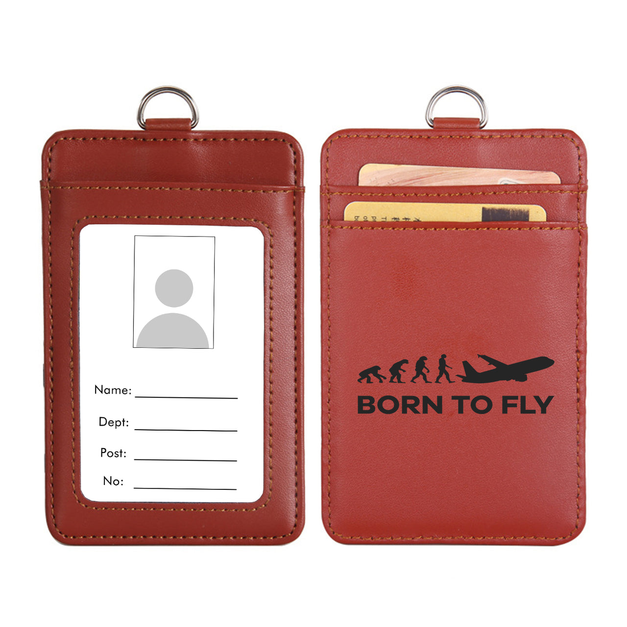 Born To Fly Designed ID Card Holder