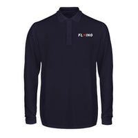Thumbnail for Flying Designed Long Sleeve Polo T-Shirts