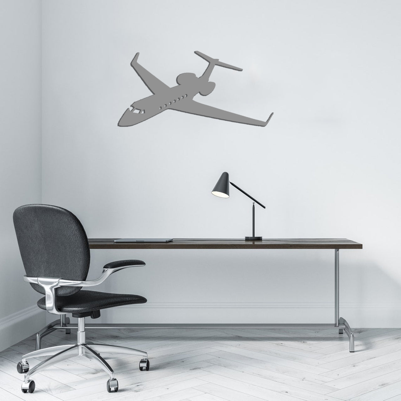 Amazing Business Jet Aircraft (FL-14) Designed Wall Metal Signs