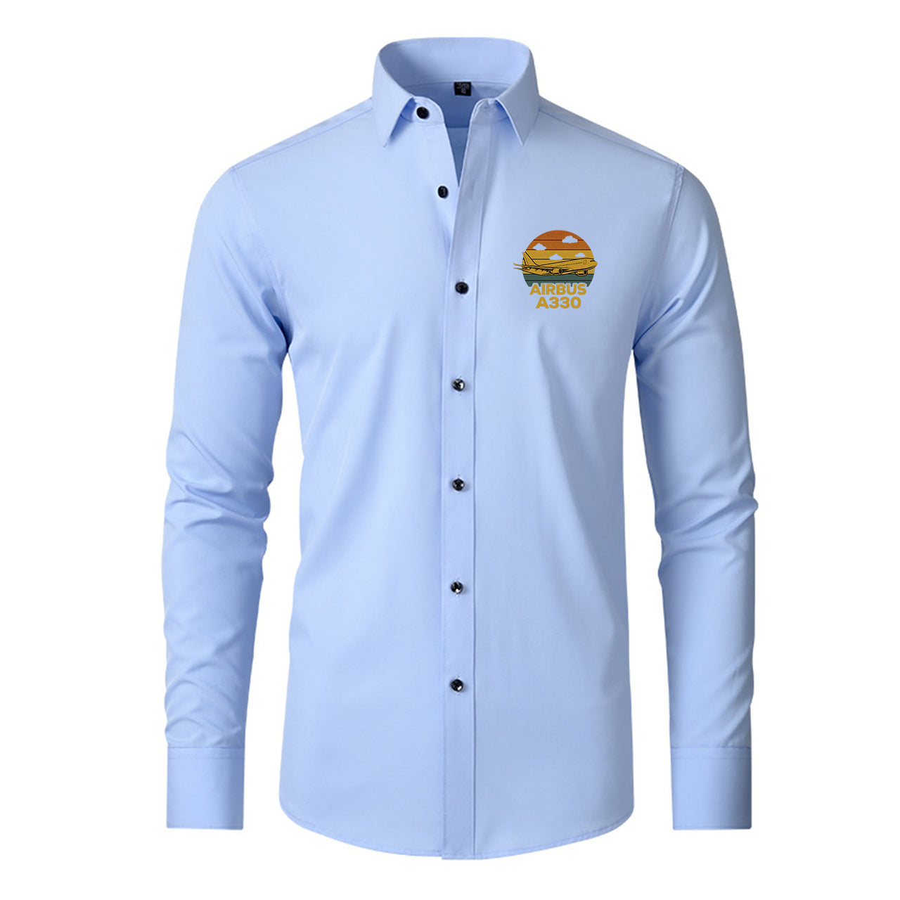 Retro Airbus A330 Designed Long Sleeve Shirts
