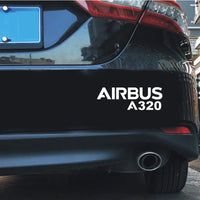 Thumbnail for Airbus A320 & Text Designed Car Sticker