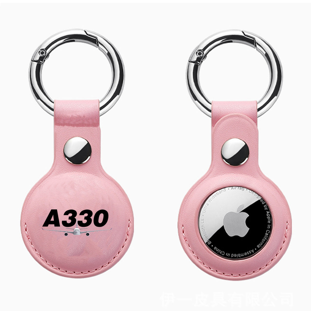 Super Airbus A330 Design Airtags Leather Cases