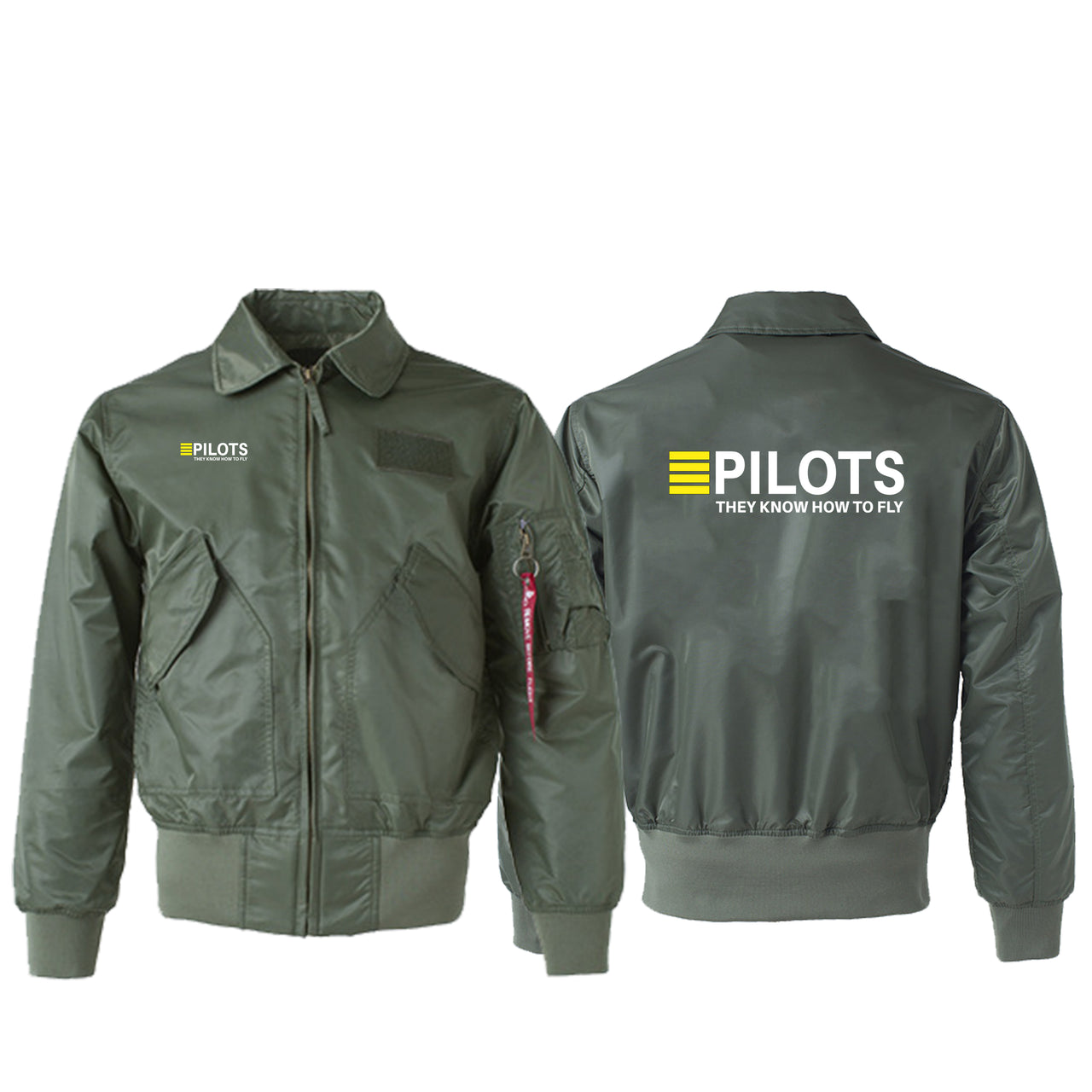 Pilots They Know How To Fly Designed Embroidered Patch Attachable Jackets