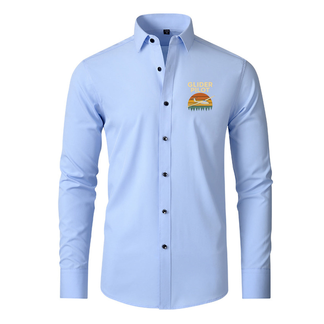 Retro Glider Designed Long Sleeve Shirts