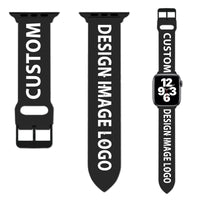 Thumbnail for CUSTOM  DESIGN IMAGE LOGO Designed Soft Silicone Apple Watch Bands
