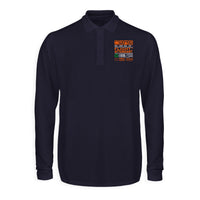 Thumbnail for Flight Attendant Label Designed Long Sleeve Polo T-Shirts