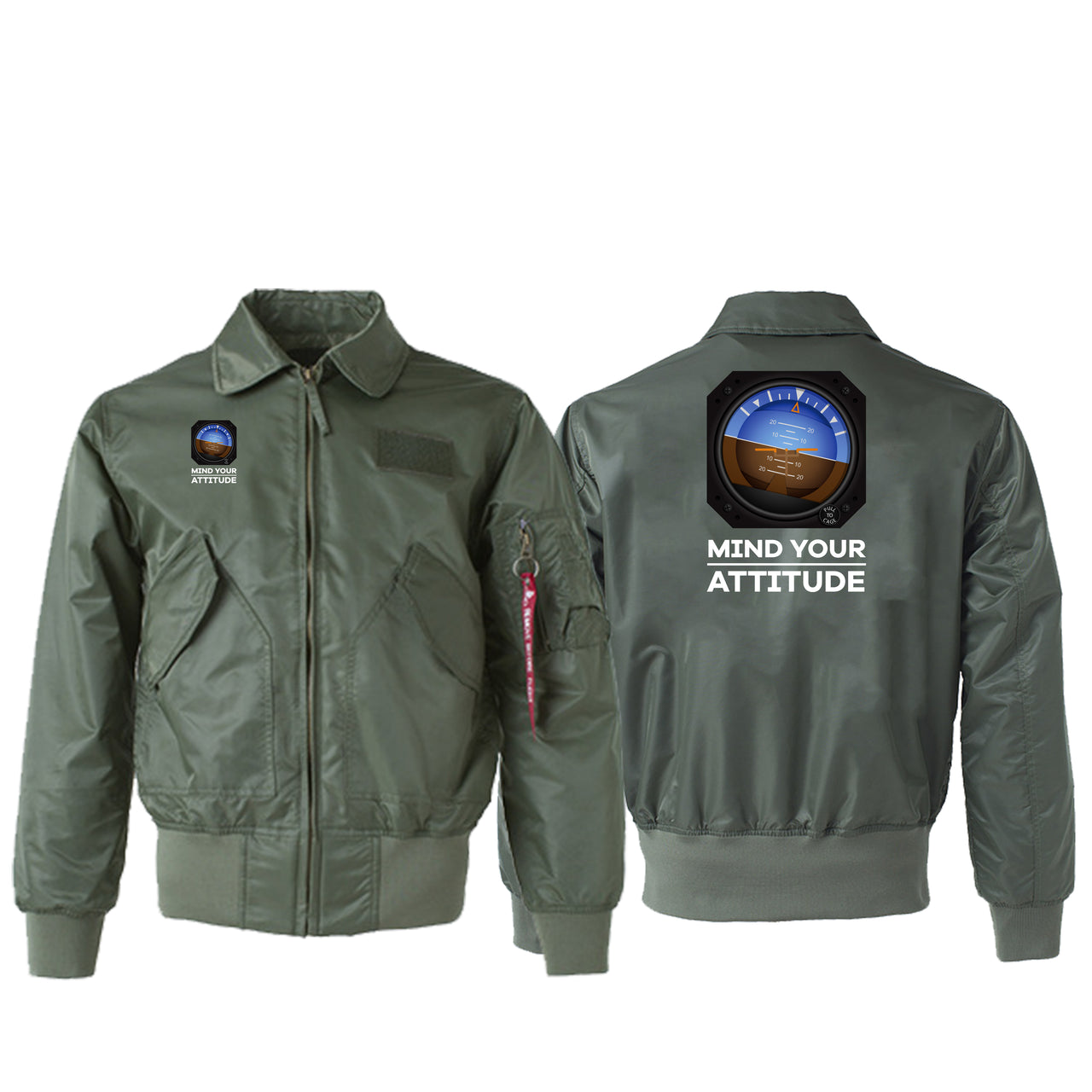 Mind Your Attitude Designed Embroidered Patch Attachable Jackets