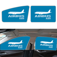 Thumbnail for Airbus A320 Printed Designed Car Sun Shade (Side window)