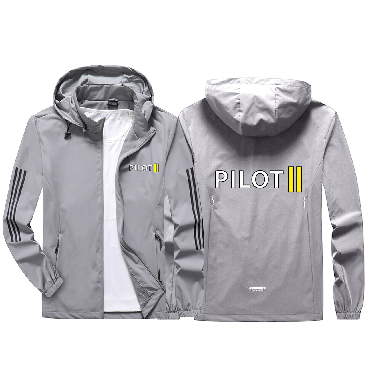 Pilot & Stripes (2 Lines) Sport & Running Jackets