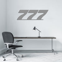 Thumbnail for 777 Flat Text Designed Wall Metal Signs