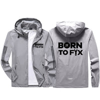 Thumbnail for Born To Fix Airplanes Sport & Running Jackets
