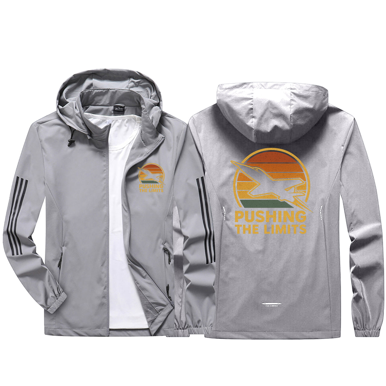 Pushing The Limits Retro Design Sport & Running Jackets