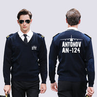 Thumbnail for Antonov AN-124 & Plane Designed Wool Pilot Sweaters
