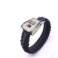 Thumbnail for Auto Pilot Off Design Airplane Seat Belt Bracelet