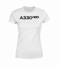 Thumbnail for A330neo & Text Designed Women T-Shirts