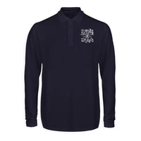 Thumbnail for Still Playing With Airplanes Designed Long Sleeve Polo T-Shirts