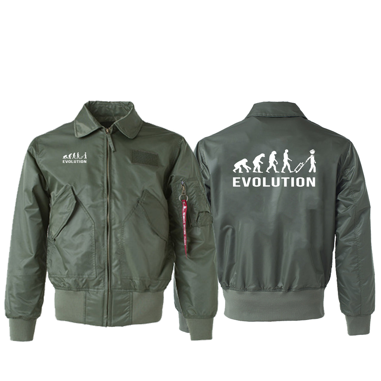 Pilot Evolution Designed Embroidered Patch Attachable Jackets