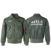 Thumbnail for Pilot Evolution Designed Embroidered Patch Attachable Jackets