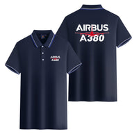 Thumbnail for Amazing Airbus A380 Designed Stylish Polo T-Shirts (Double-Side)