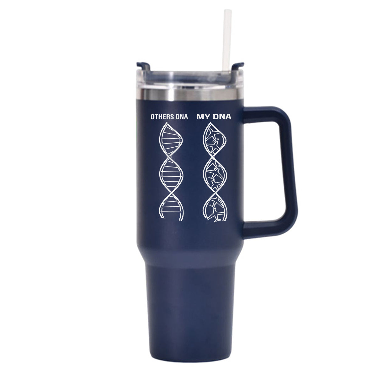 Aviation DNA Designed 40oz Stainless Steel Car Mug With Holder