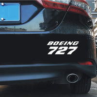 Thumbnail for Boeing 727 & Text Designed Car Sticker