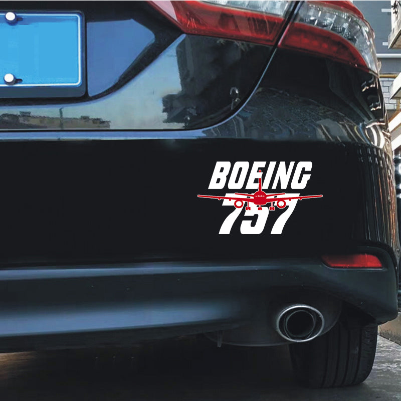 Amazing Boeing 757 Designed Car Sticker