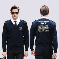 Thumbnail for Boeing 747 & GENX Engine Designed Wool Pilot Sweaters