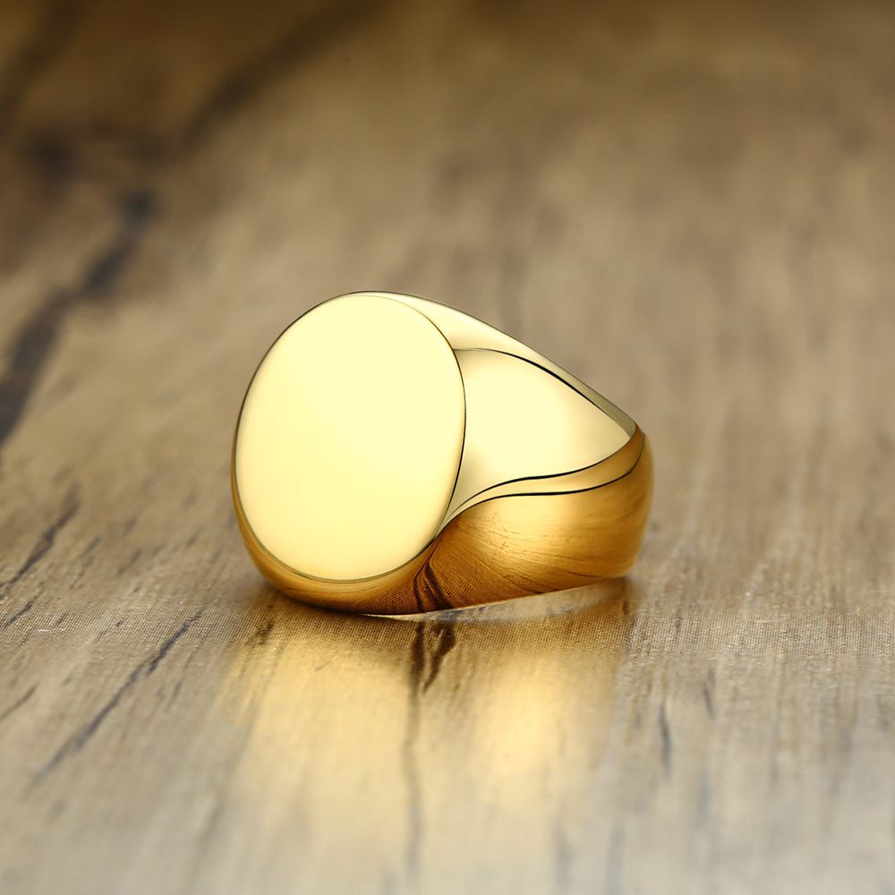 Your Custom Design & Image & Logo & Text Design  20MM Stainless Steel (2) Circular Ring