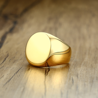 Thumbnail for Your Custom Design & Image & Logo & Text Design  20MM Stainless Steel (2) Circular Ring