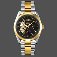 Thumbnail for Fully Automatic Mechanical Moon Phase Hollow Bottom Waterproof Watch