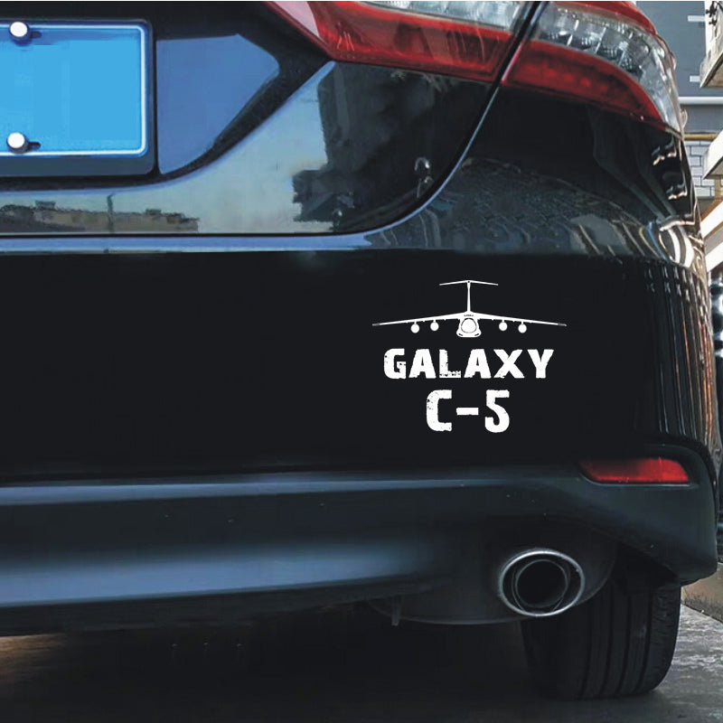 Military Transport Airplane C 5 Designed Car Sticker