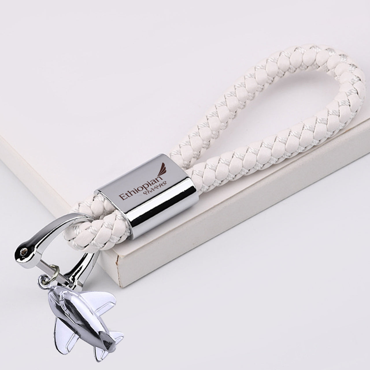 Ethiopian Airlines Designed Leather Car Key Chains