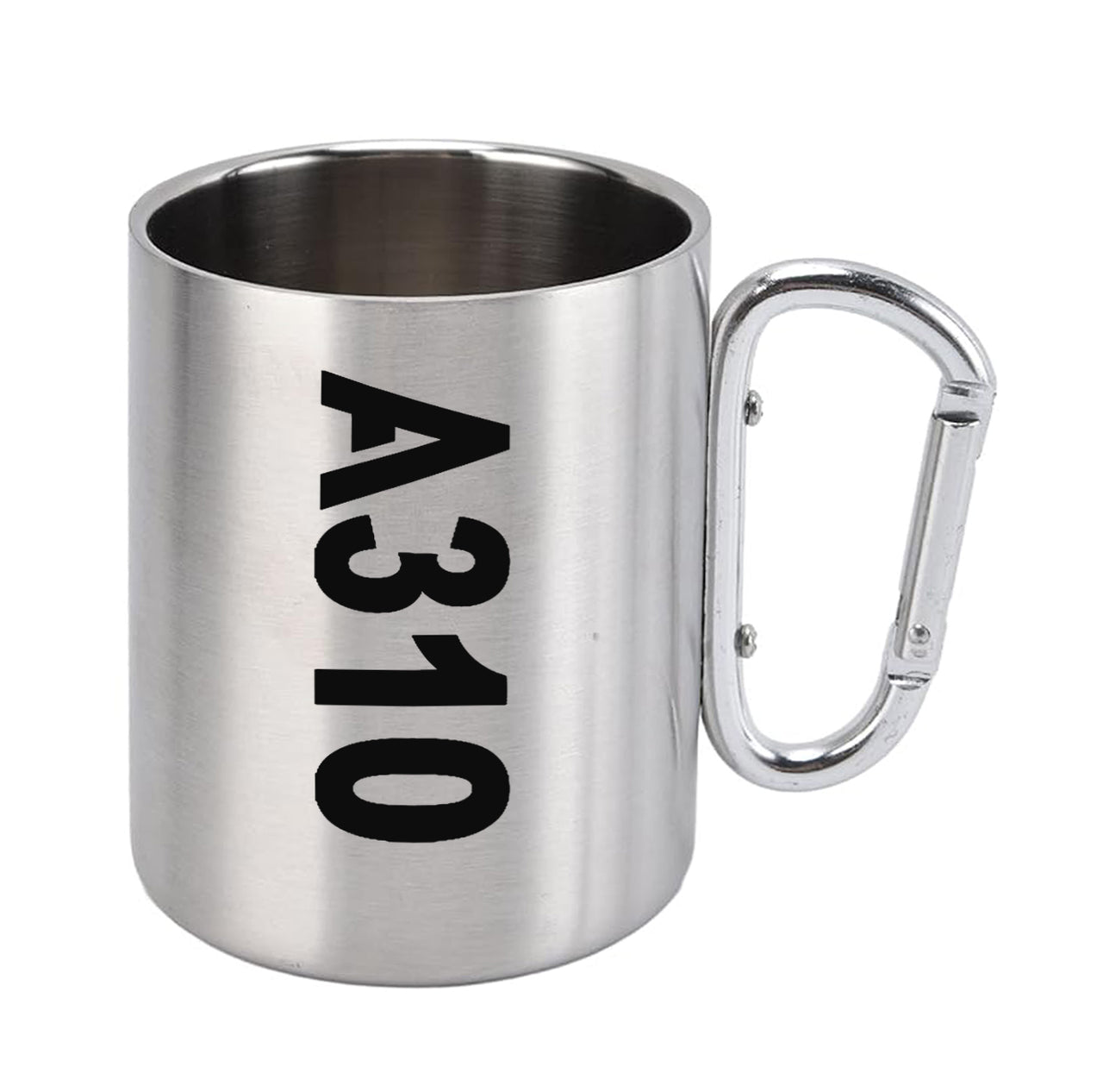 A310 Text Designed Stainless Steel Outdoors Mugs