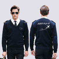 Thumbnail for Just Fly It Designed Wool Pilot Sweaters