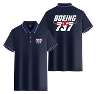 Thumbnail for Amazing Boeing 737 Designed Stylish Polo T-Shirts (Double-Side)